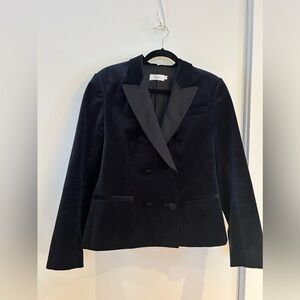 Navy Velvet A.L.C Blazer